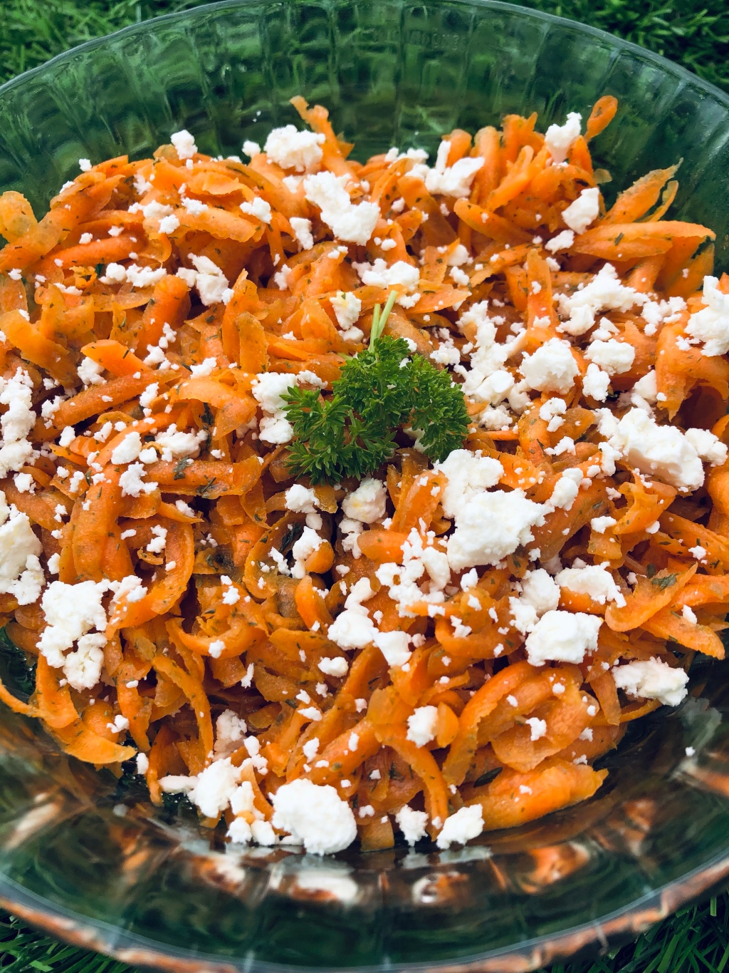 Lightly Seasoned Carrot Salad Recipe